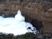 Surf in Loch Ard cove