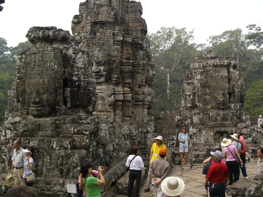 Bayon: 3 towers (of 54)