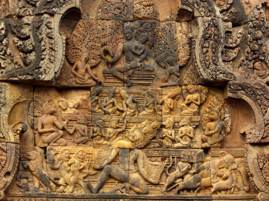 Banteay Srei: Shiva vs Ravenda