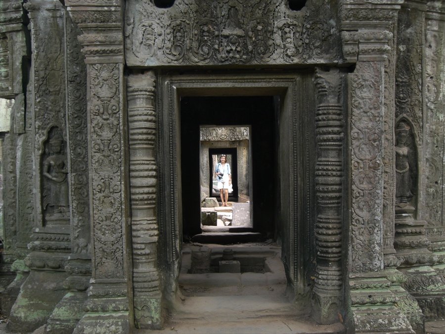 Gosia in Ta Prohm