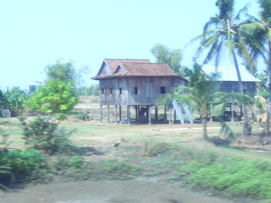 Cambodia: house on stilts