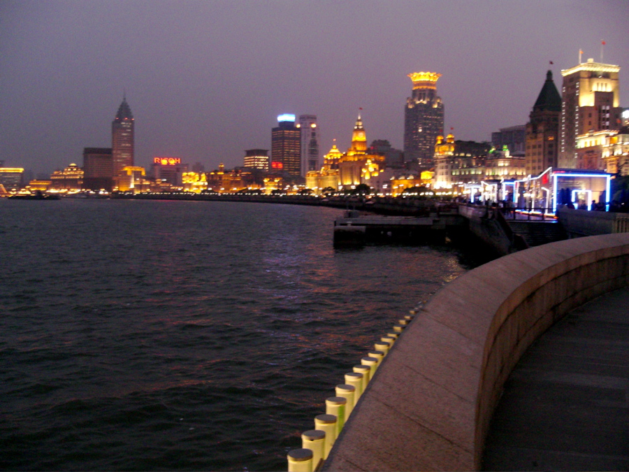 Shanghai: the Bund at Night