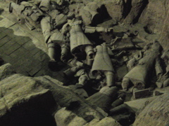 Xi'an: Terracotta Army before fixing