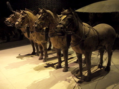 Xi'an: Bronze horses