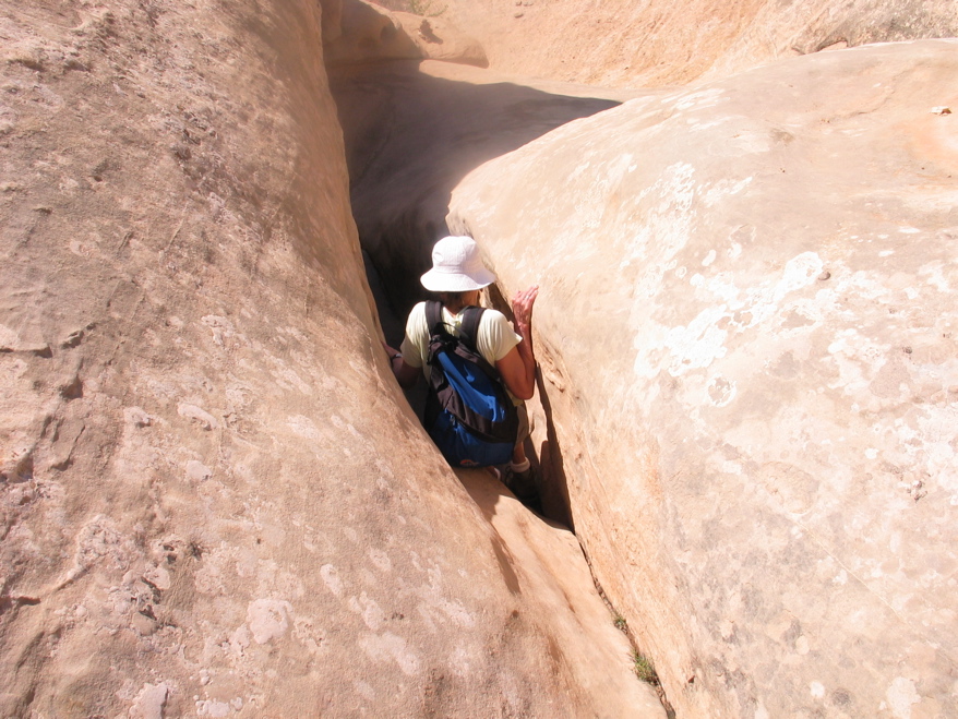 the trail down