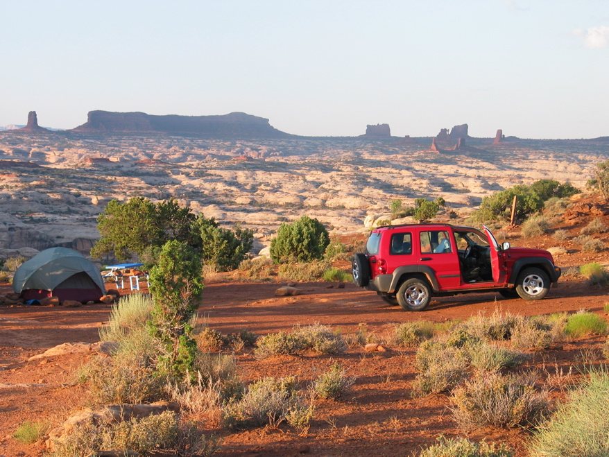 Maze Overlook camp