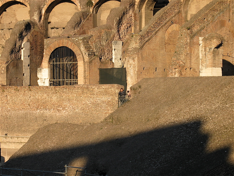 Gosia in the Colosseum