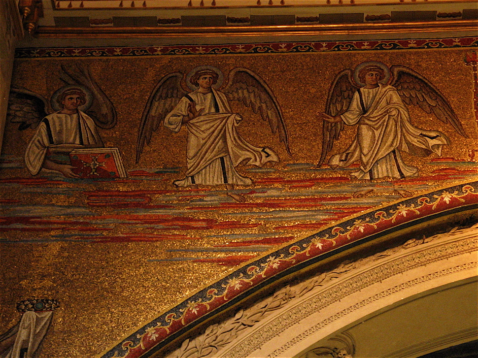 Gold mosaic, 6 c. (St Cosma & Damian)