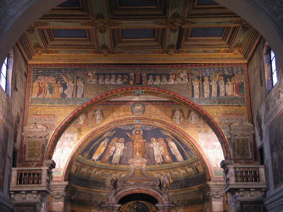 Santa Prassede interior detail