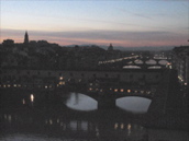 Arno at sunset