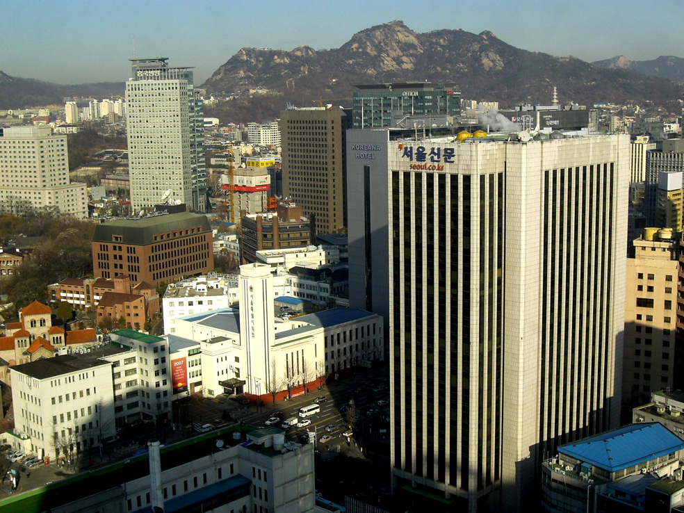 View from President Hotel, Seoul