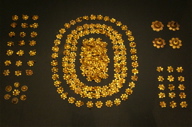 Gold flower jewelry, NMoK