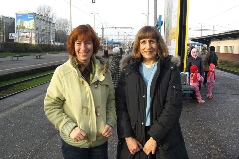 with Nelka in Gdansk Railway Station