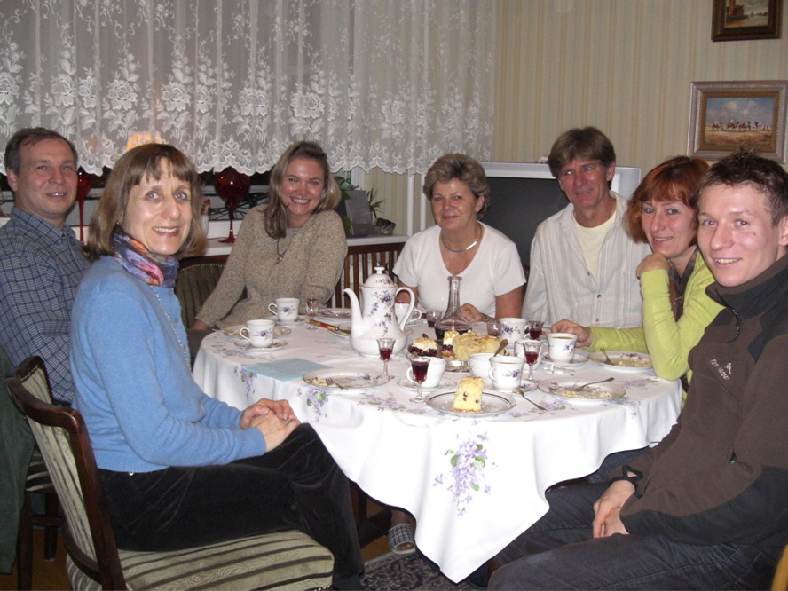 with Oliwia's family in Gdansk