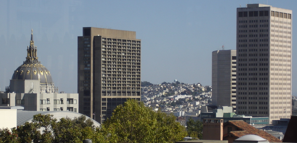 City hall from the Cathedral