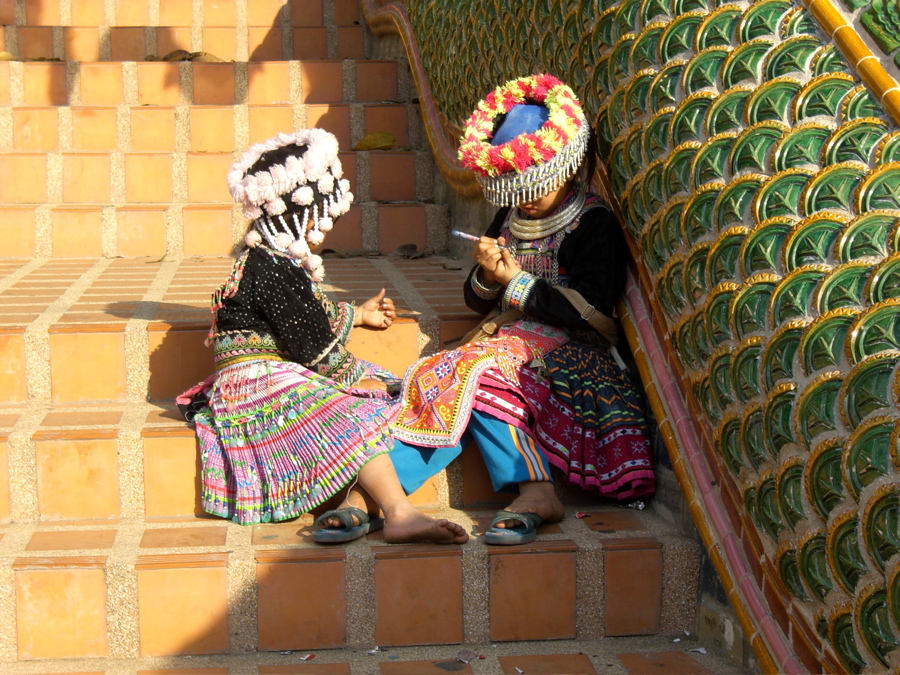 Chiang Mai: Hmong girls